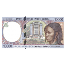 P105Cf Congo Republic - 10.000 Francs Year 2000